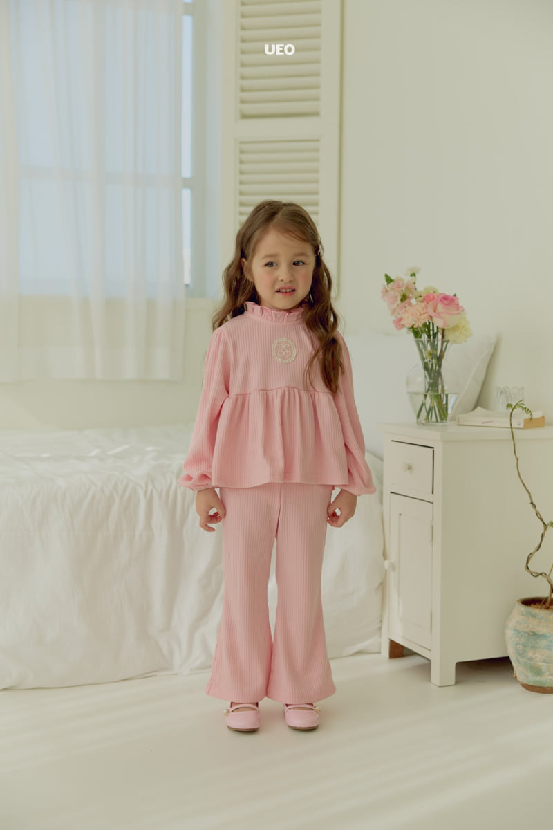 U Eo - Korean Children Fashion - #kidsstore - Cherry Frill Set - 8