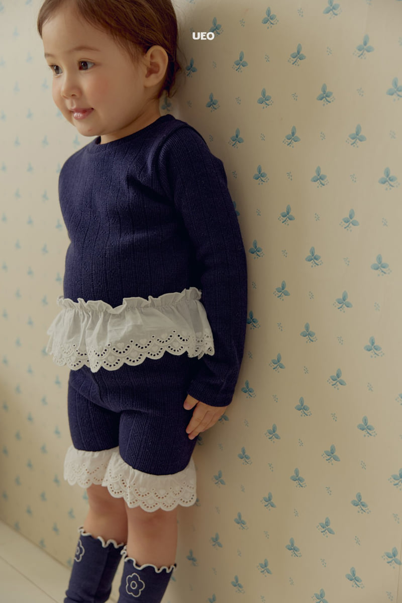 U Eo - Korean Children Fashion - #kidsstore - Blossom Frill Pants - 9