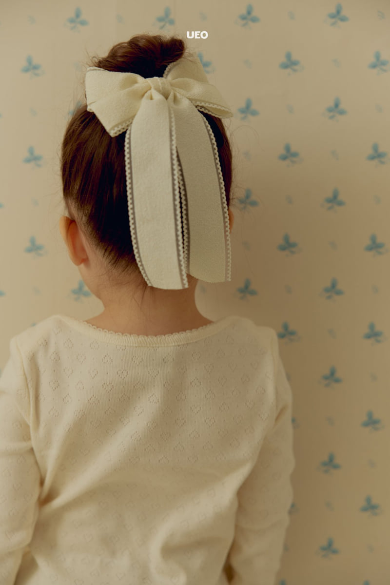 U Eo - Korean Children Fashion - #kidsshorts - Princess Ribbon Hairpin - 4