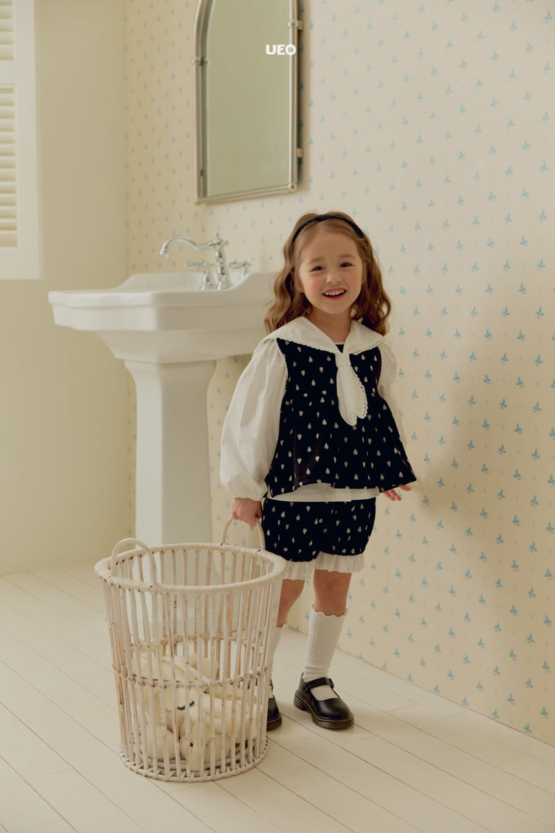 U Eo - Korean Children Fashion - #kidsstore - Ribbon Sailor Blouse - 8