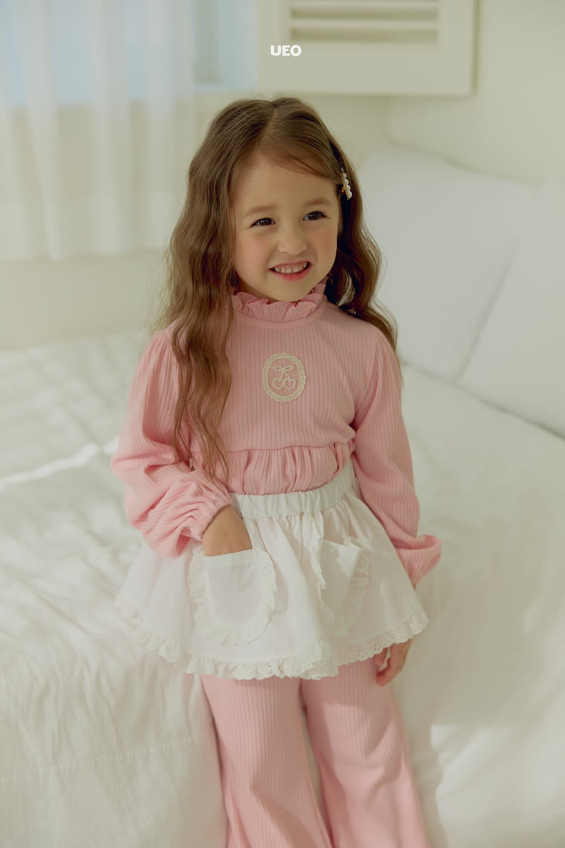 U Eo - Korean Children Fashion - #kidzfashiontrend - Cherry Frill Set - 9