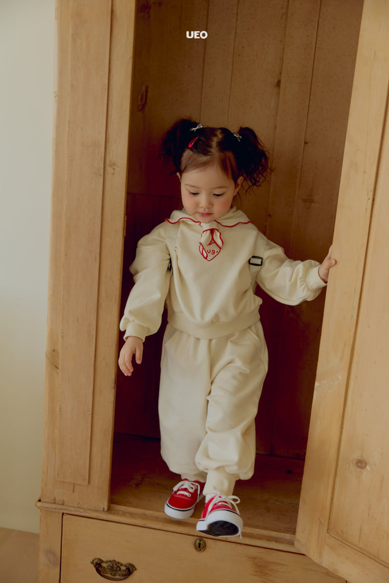 U Eo - Korean Children Fashion - #kidsstore - Hug Top Bottom Set - 4