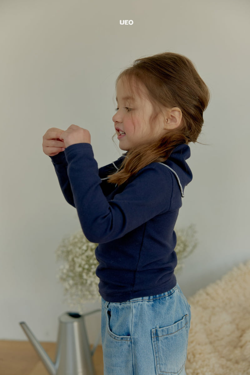 U Eo - Korean Children Fashion - #Kfashion4kids - True Wide Denim Pants - 4