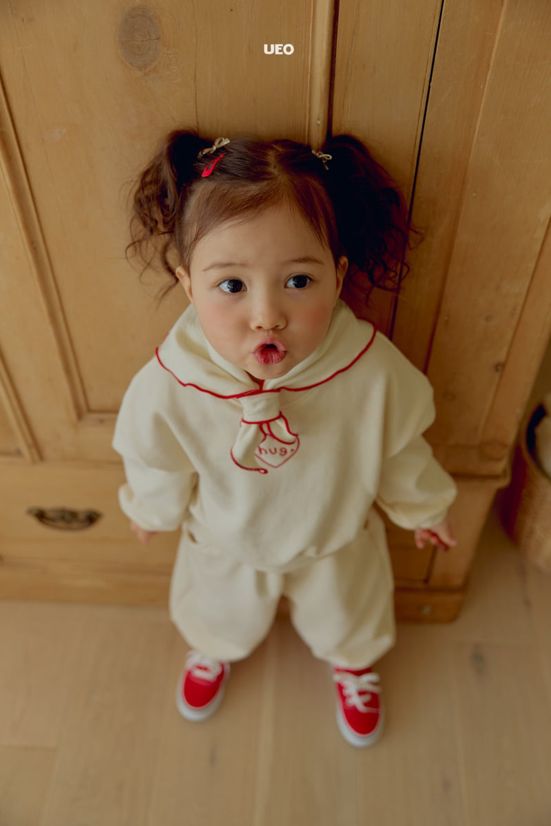 U Eo - Korean Children Fashion - #littlefashionista - Hug Top Bottom Set - 6