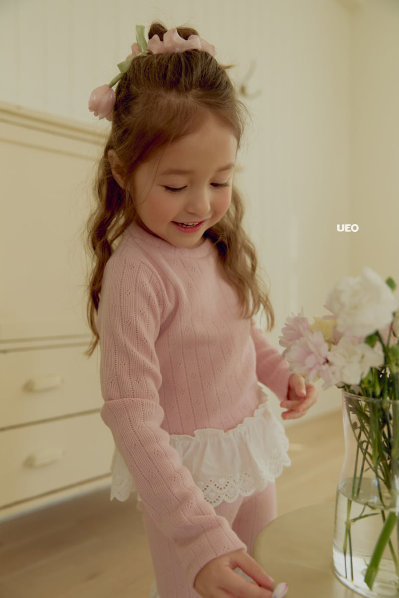 U Eo - Korean Children Fashion - #littlefashionista - Blossom Frill Pants - 12