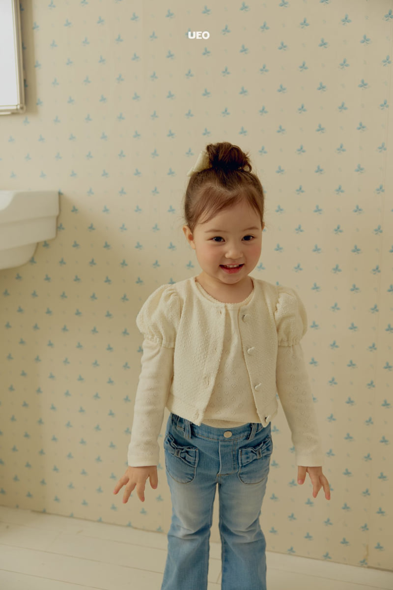 U Eo - Korean Children Fashion - #littlefashionista - Bliss Ribbon Bootcut Pants - 10