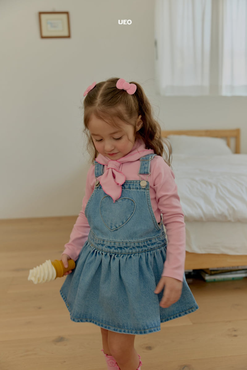 U Eo - Korean Children Fashion - #magicofchildhood - Cheese Suspender Skirt - 11