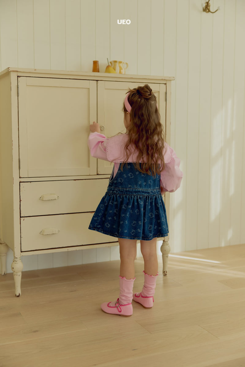 U Eo - Korean Children Fashion - #magicofchildhood - Cheese Suspender Skirt - 8