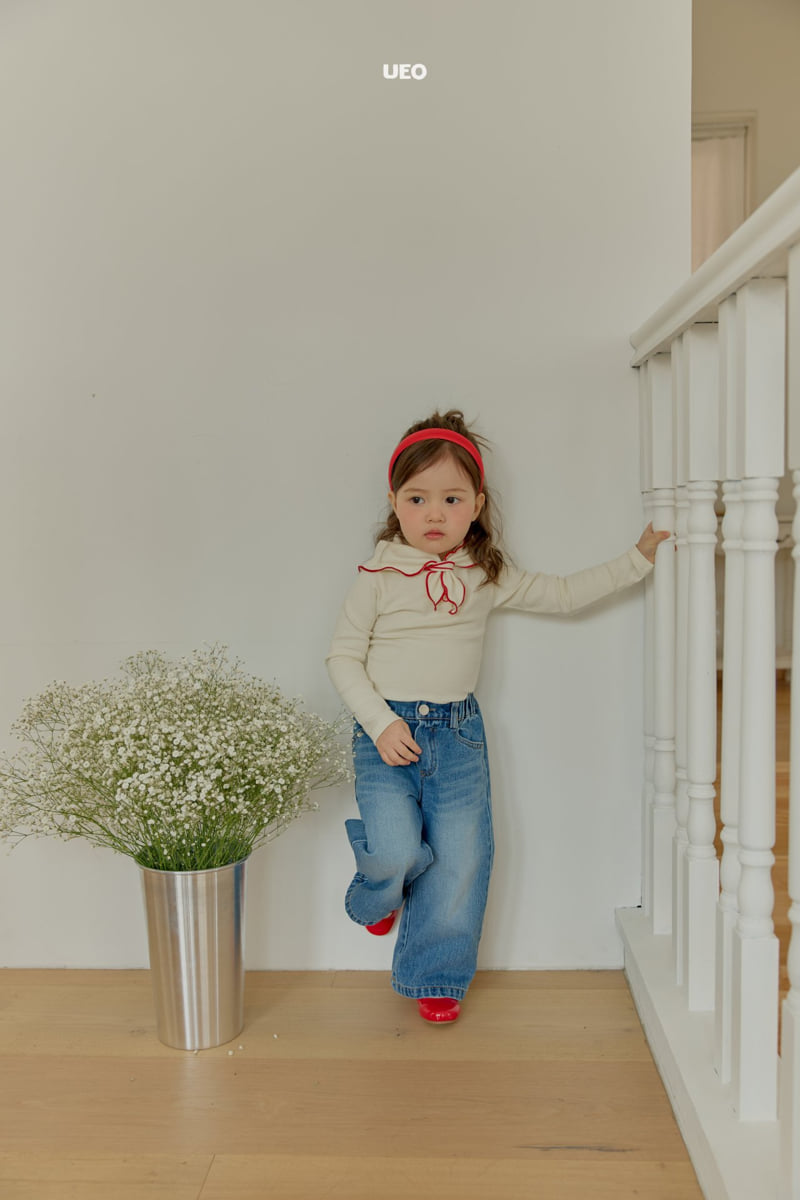 U Eo - Korean Children Fashion - #magicofchildhood - Madeleine Button Tee - 6