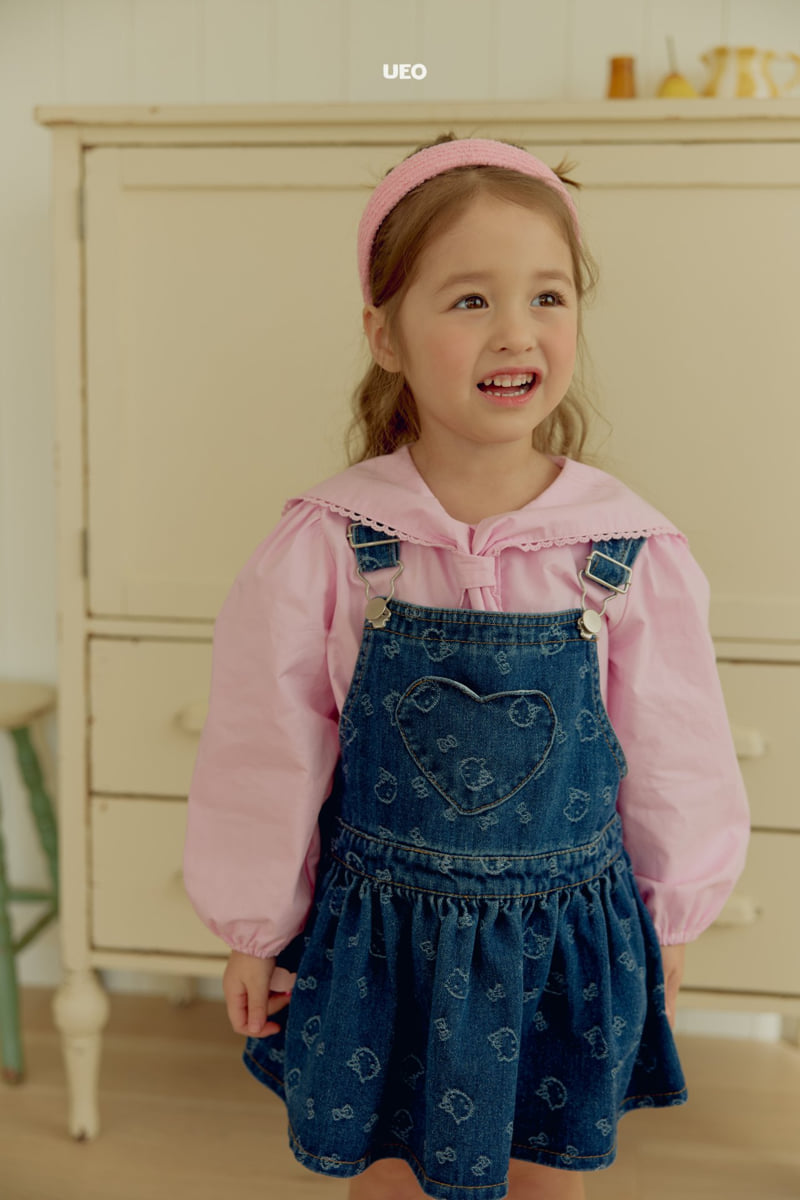 U Eo - Korean Children Fashion - #minifashionista - Cheese Suspender Skirt - 9