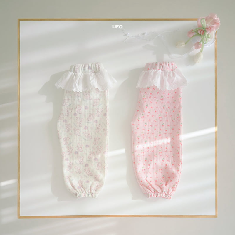 U Eo - Korean Children Fashion - #minifashionista - Hello Lace Jogger Pants