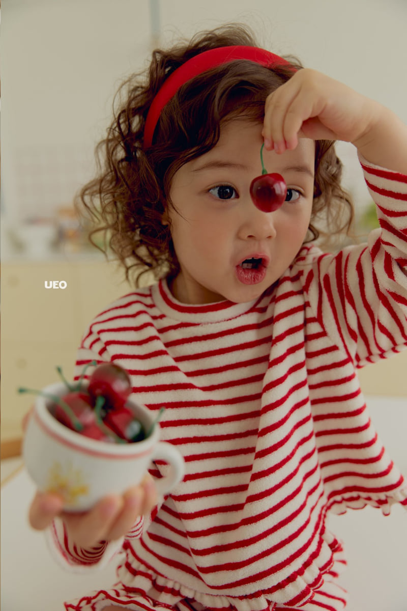 U Eo - Korean Children Fashion - #prettylittlegirls - Bunny Bunny Frill Tee - 3