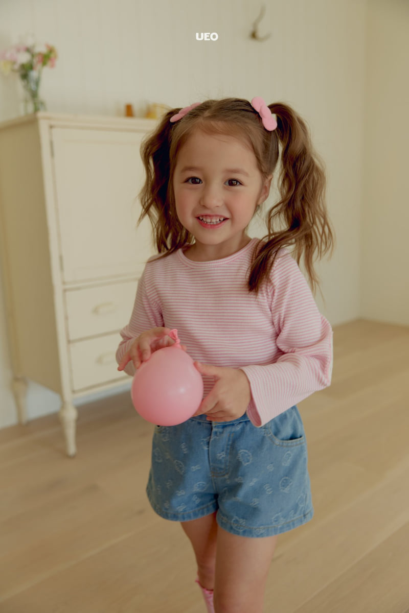 U Eo - Korean Children Fashion - #prettylittlegirls - Cutie Denim Pants - 5