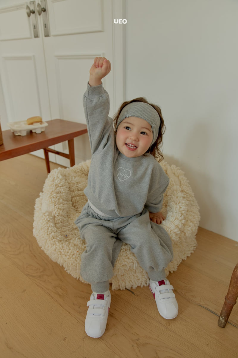 U Eo - Korean Children Fashion - #todddlerfashion - Hug Top Bottom Set - 10