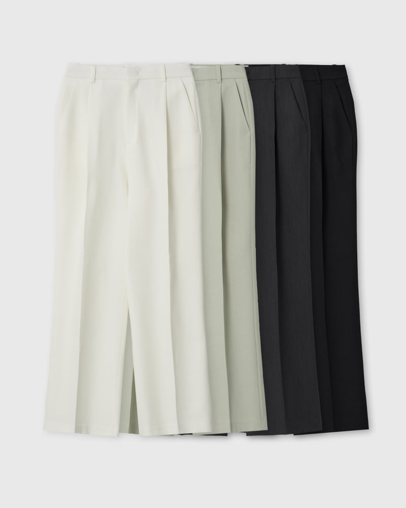 Understanding - Korean Women Fashion - #momslook - Tencel One-Tuck Pants - 2