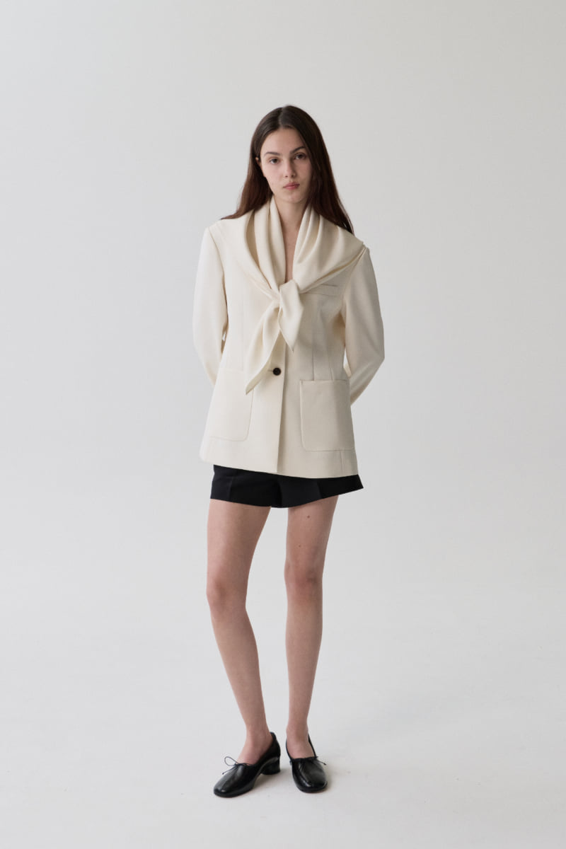 Understanding - Korean Women Fashion - #womensfashion - Scarf Jacket - 4
