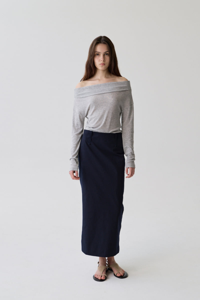 Understanding - Korean Women Fashion - #momslook - Wool Silk Belt Skirt