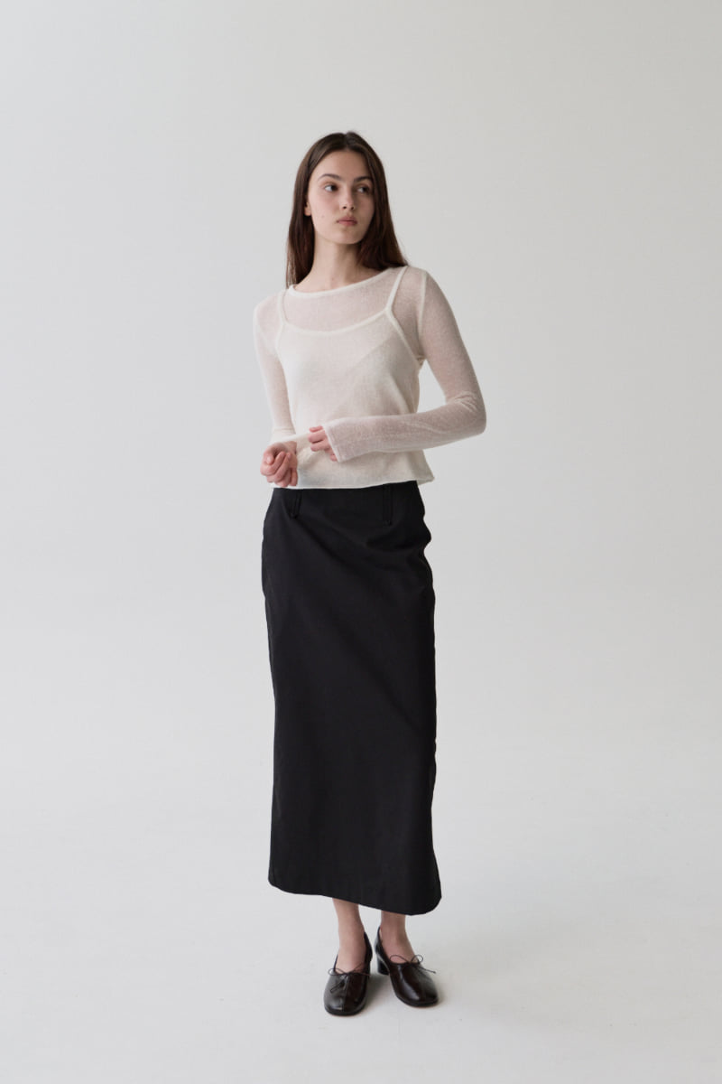 Understanding - Korean Women Fashion - #momslook - Wool Silk Belt Skirt - 7