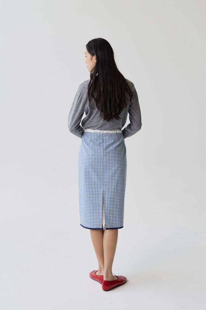 Understanding - Korean Women Fashion - #womensfashion - Gingham Midi Skirt - 4