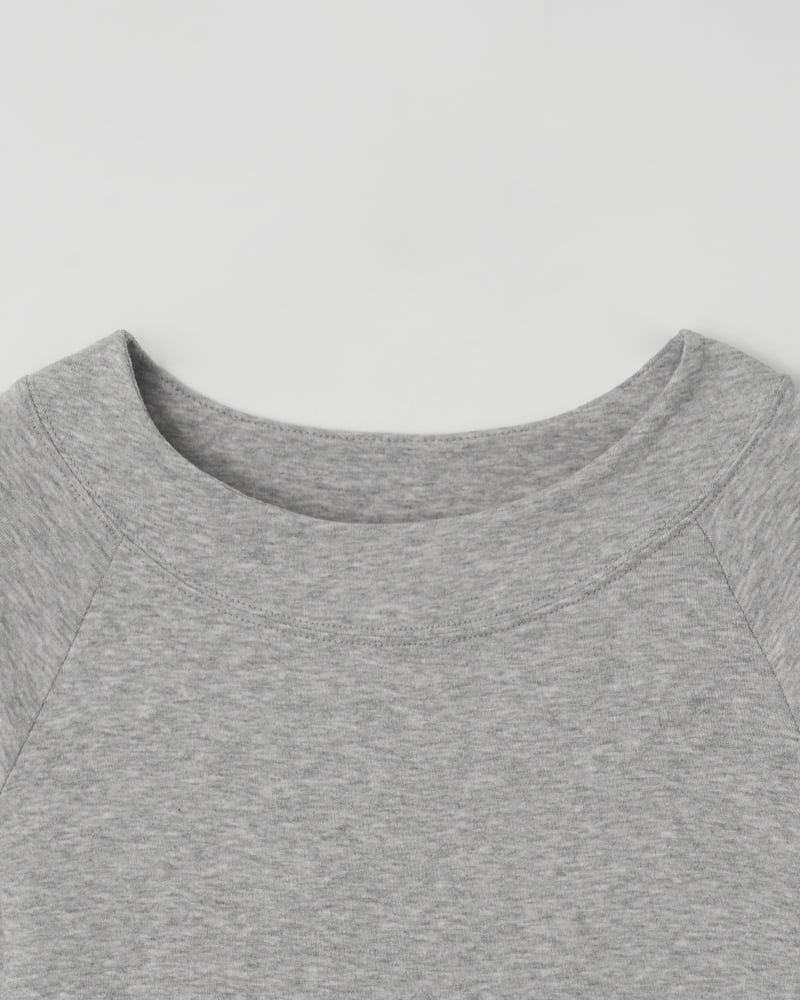 Understanding - Korean Women Fashion - #momslook - Geo Off-Shoulder Tee - 10
