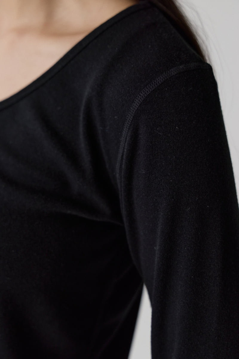 Understanding - Korean Women Fashion - #momslook - Essential V-Neck Tee - 5