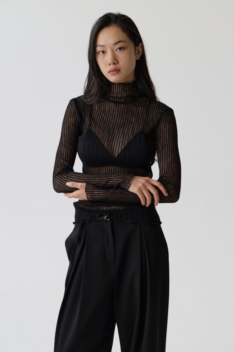 Understanding - Korean Women Fashion - #momslook - Double Pleated Wide Pants - 5
