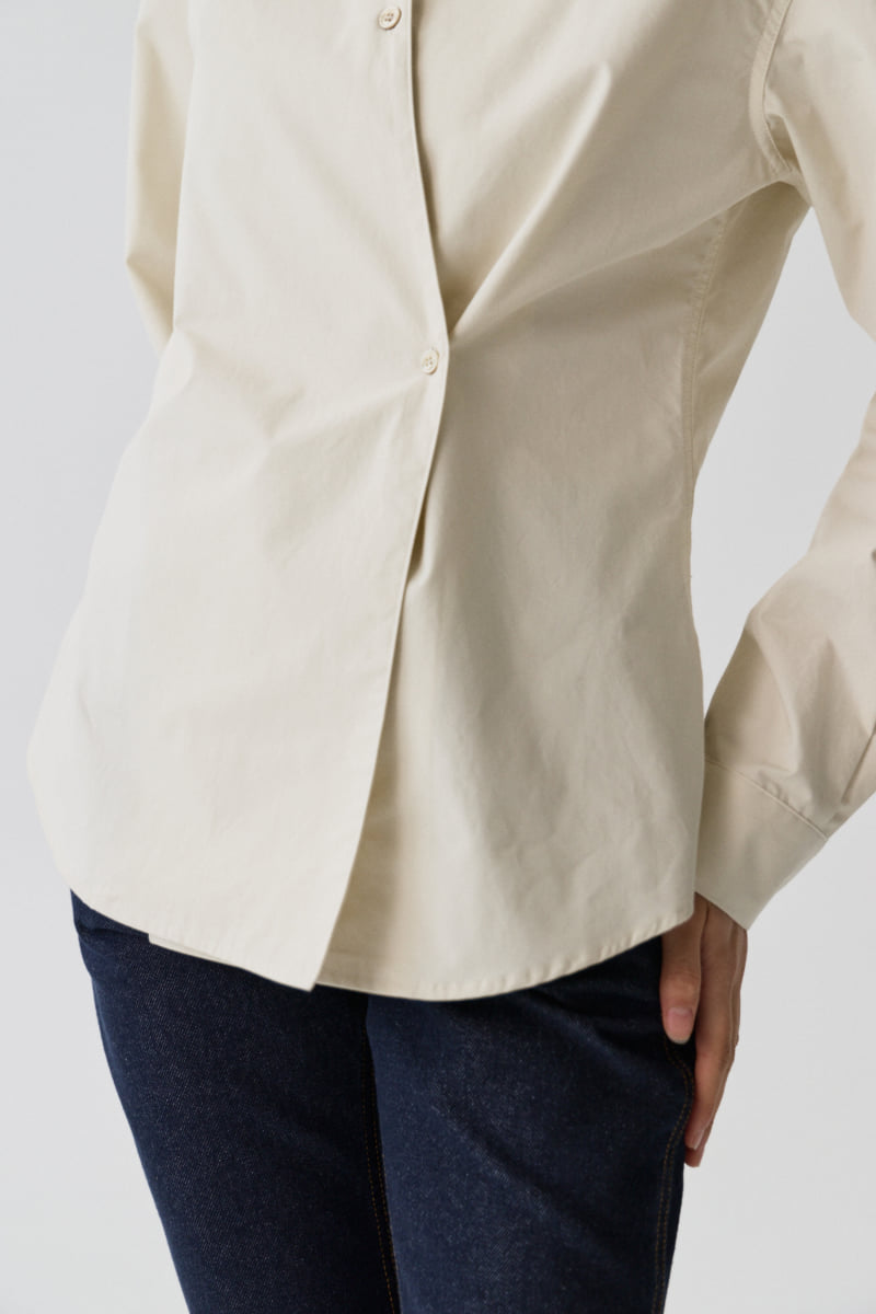Understanding - Korean Women Fashion - #momslook - Open Collar Shirt - 6