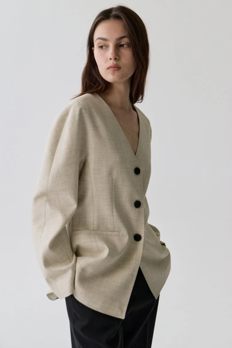 Understanding - Korean Women Fashion - #momslook - Boca Volume Jacket - 6