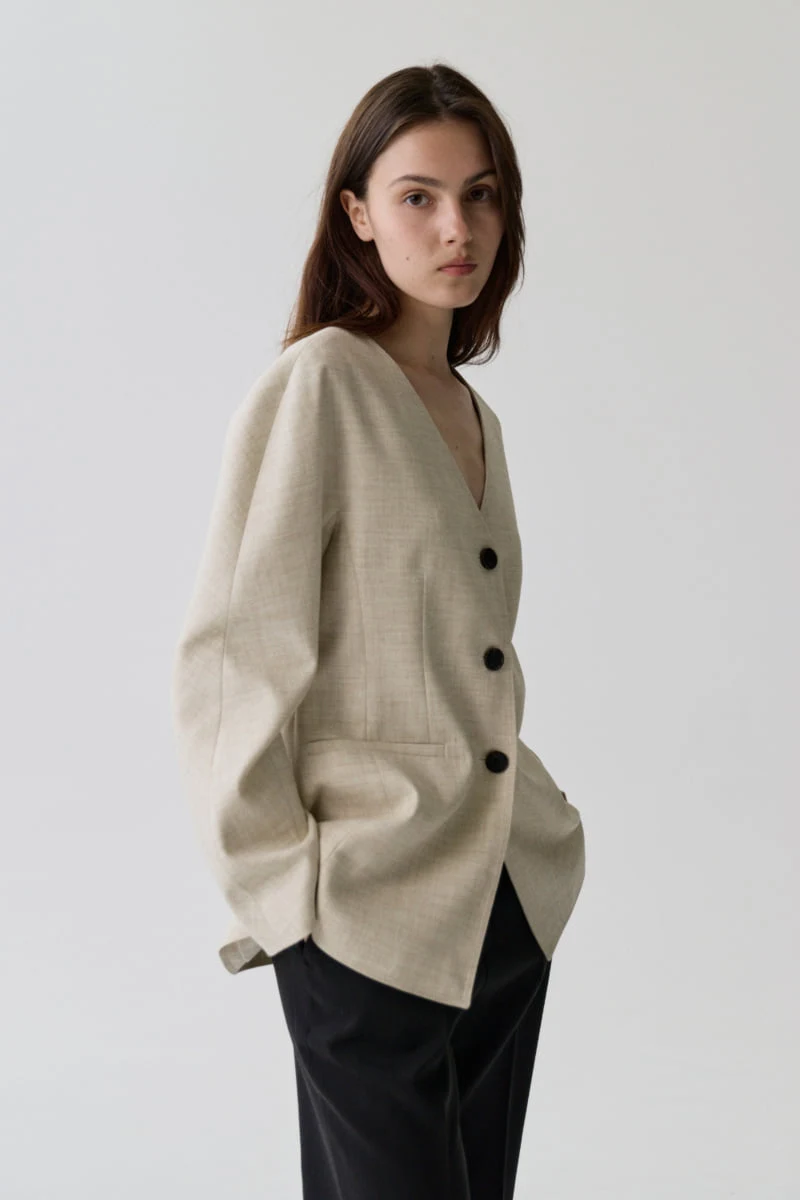 Understanding - Korean Women Fashion - #momslook - Boca Volume Jacket - 8