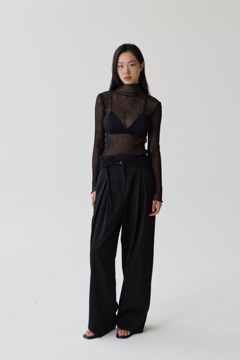 Understanding - Korean Women Fashion - #thelittlethings - Double Pleated Wide Pants - 2