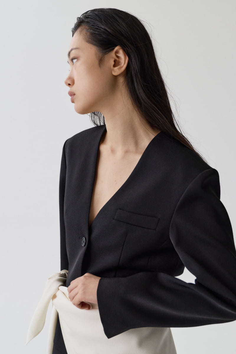Understanding - Korean Women Fashion - #vintageinspired - Scarf Jacket - 12
