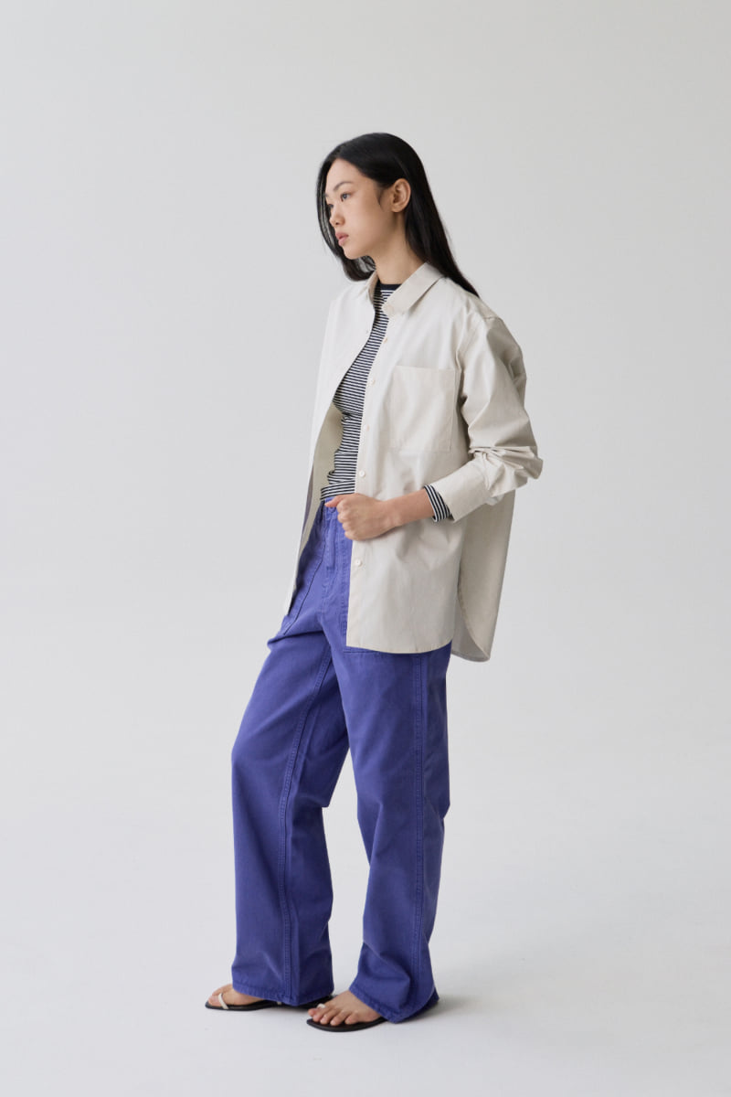 Understanding - Korean Women Fashion - #momslook - Cotton Overshirt - 4