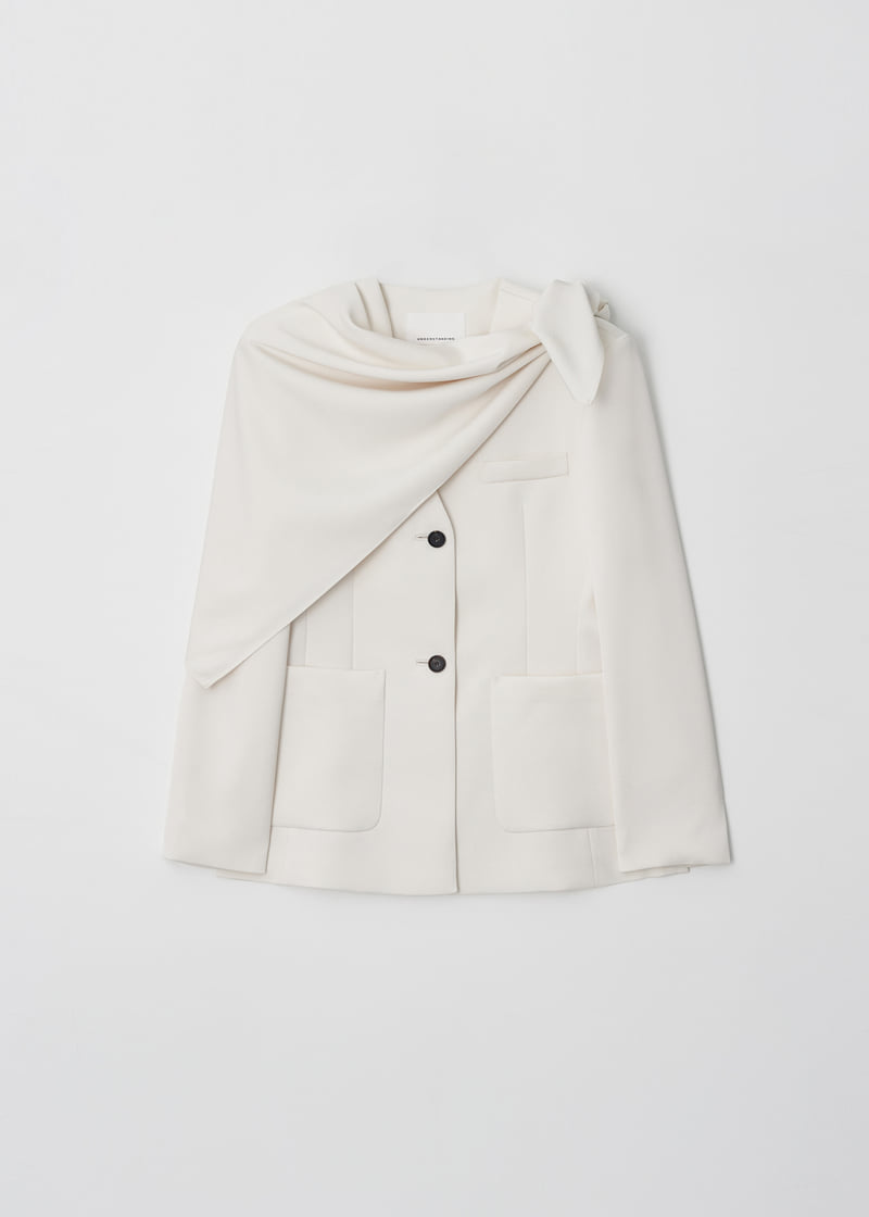 Understanding - Korean Women Fashion - #womensfashion - Scarf Jacket