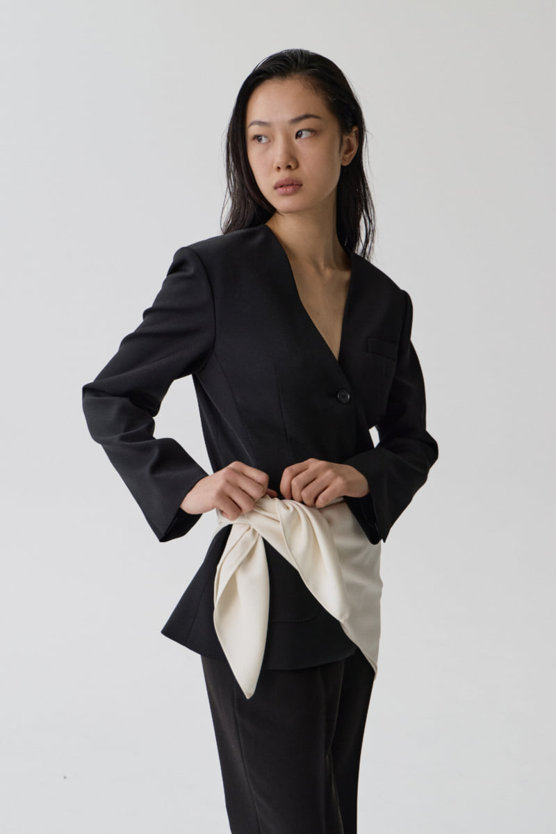 Understanding - Korean Women Fashion - #womensfashion - Scarf Jacket - 11