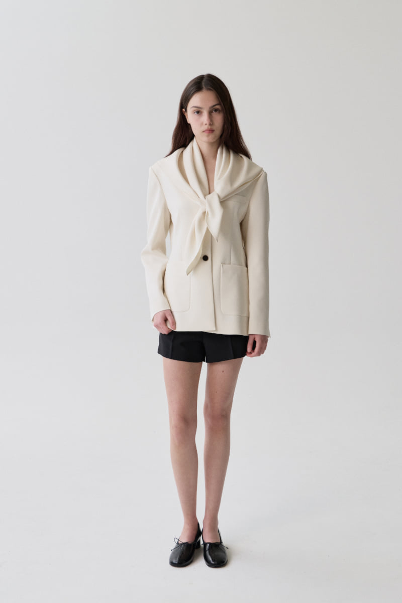Understanding - Korean Women Fashion - #womensfashion - Scarf Jacket - 3