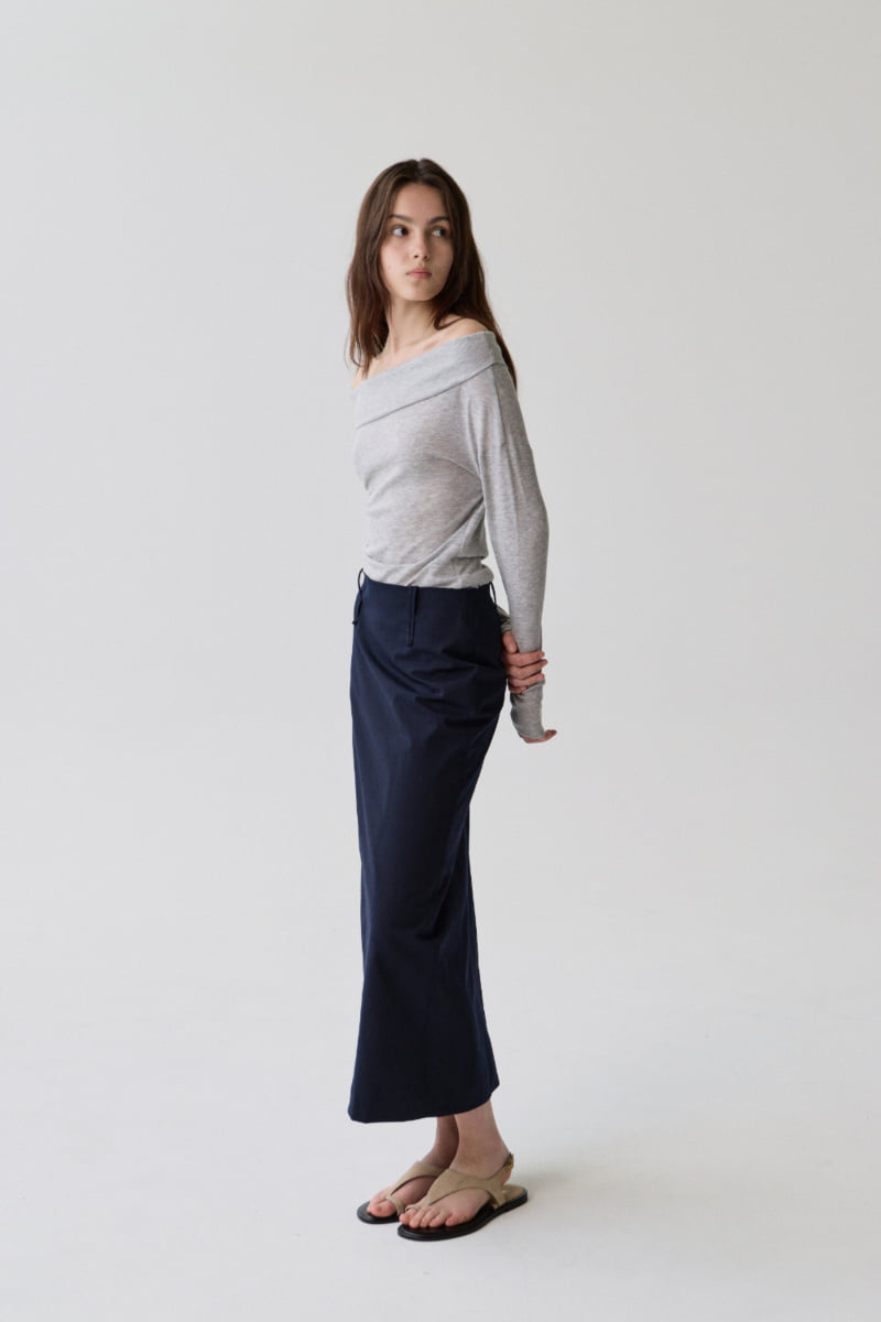 Understanding - Korean Women Fashion - #momslook - Wool Silk Belt Skirt - 4