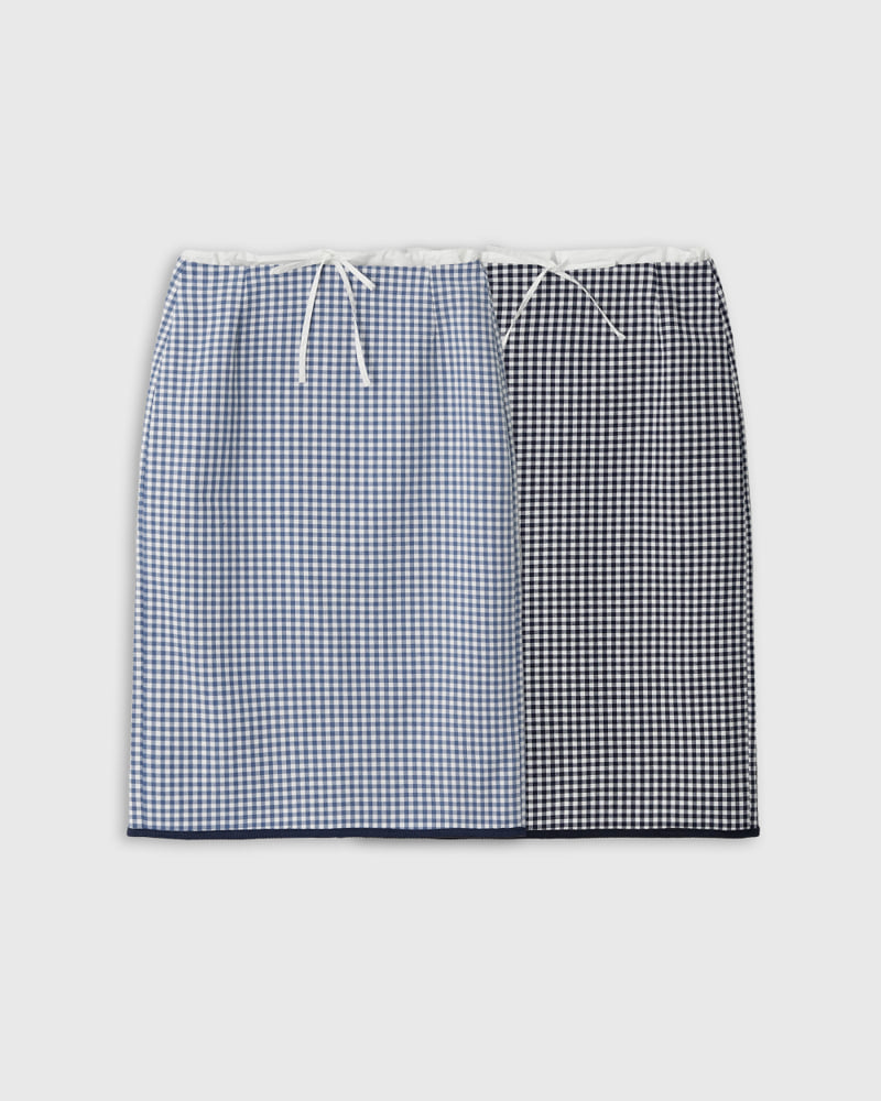 Understanding - Korean Women Fashion - #womensfashion - Gingham Midi Skirt
