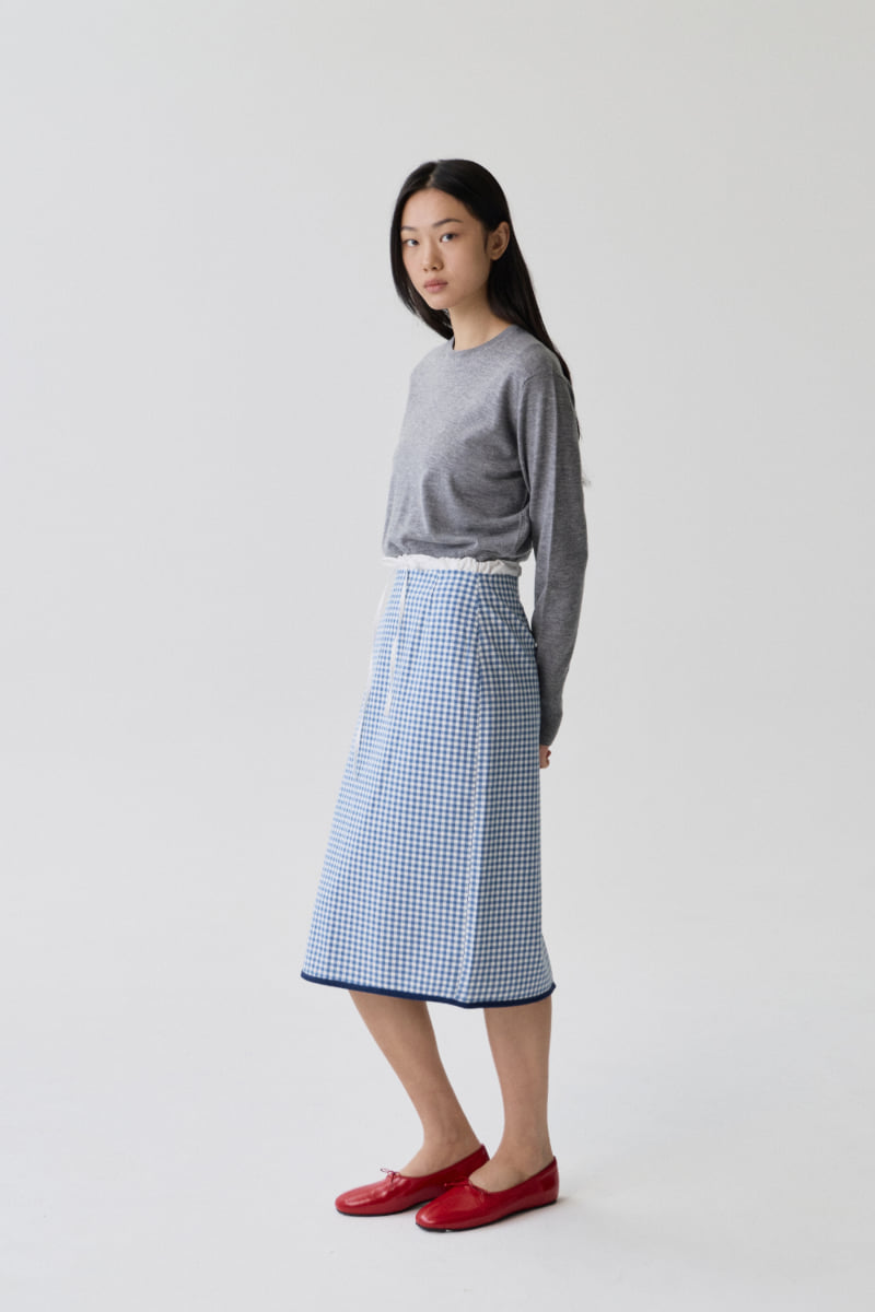 Understanding - Korean Women Fashion - #womensfashion - Gingham Midi Skirt - 3