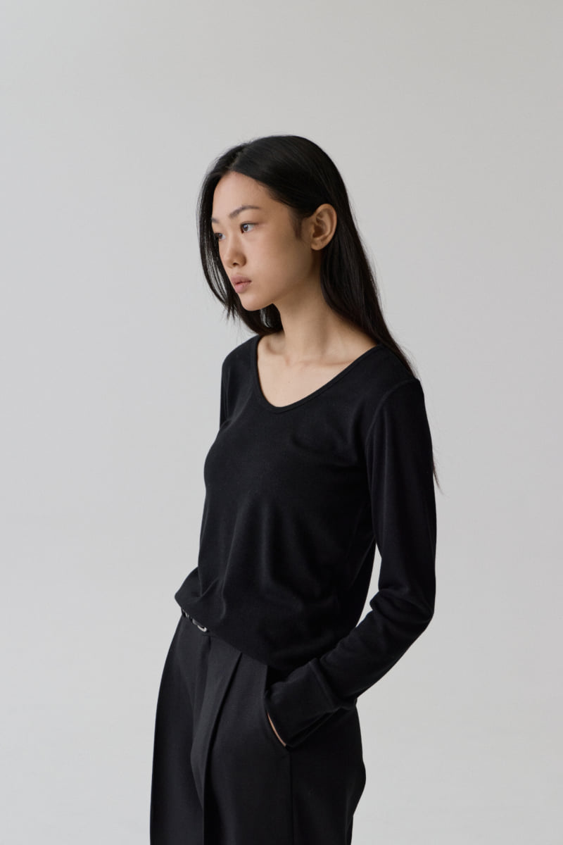Understanding - Korean Women Fashion - #womensfashion - Essential V-Neck Tee - 6
