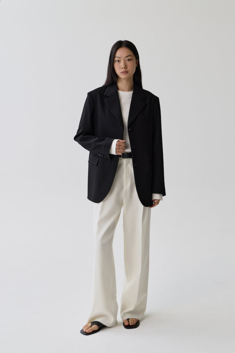 Understanding - Korean Women Fashion - #womensfashion - Slit Oversized Jacket - 2
