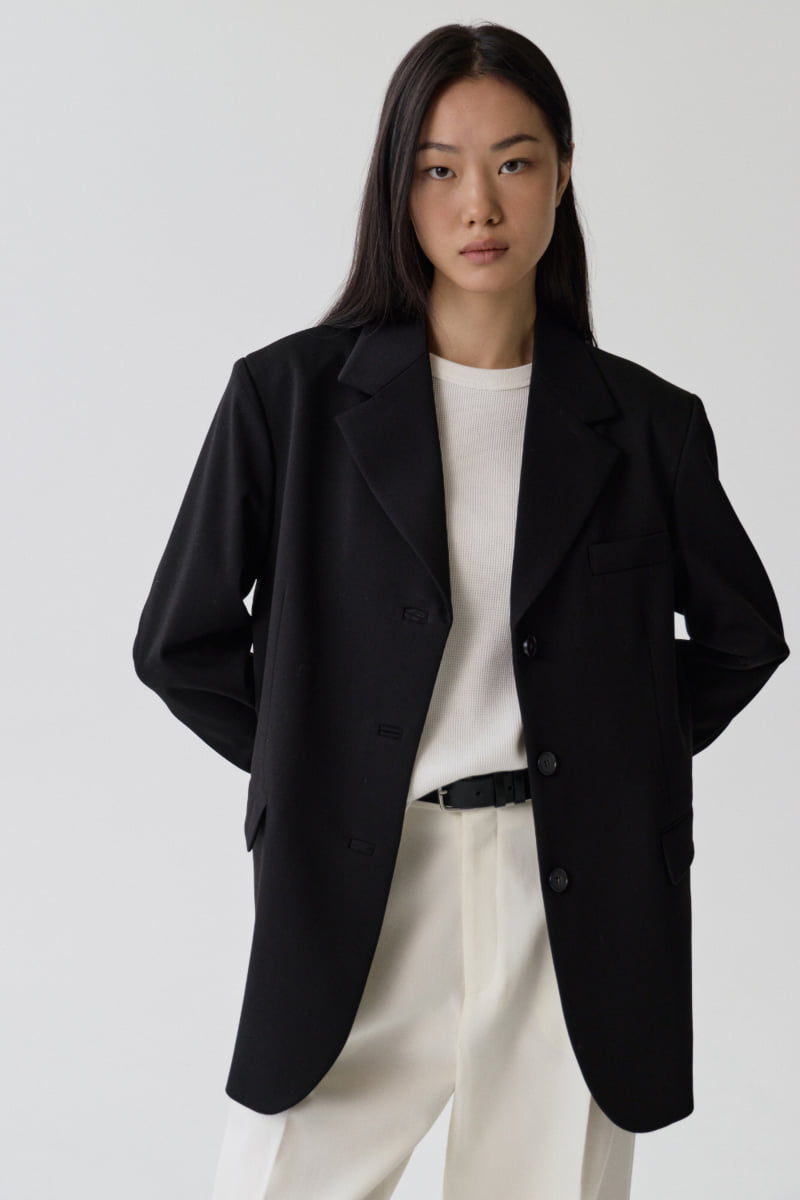 Understanding - Korean Women Fashion - #womensfashion - Slit Oversized Jacket - 6