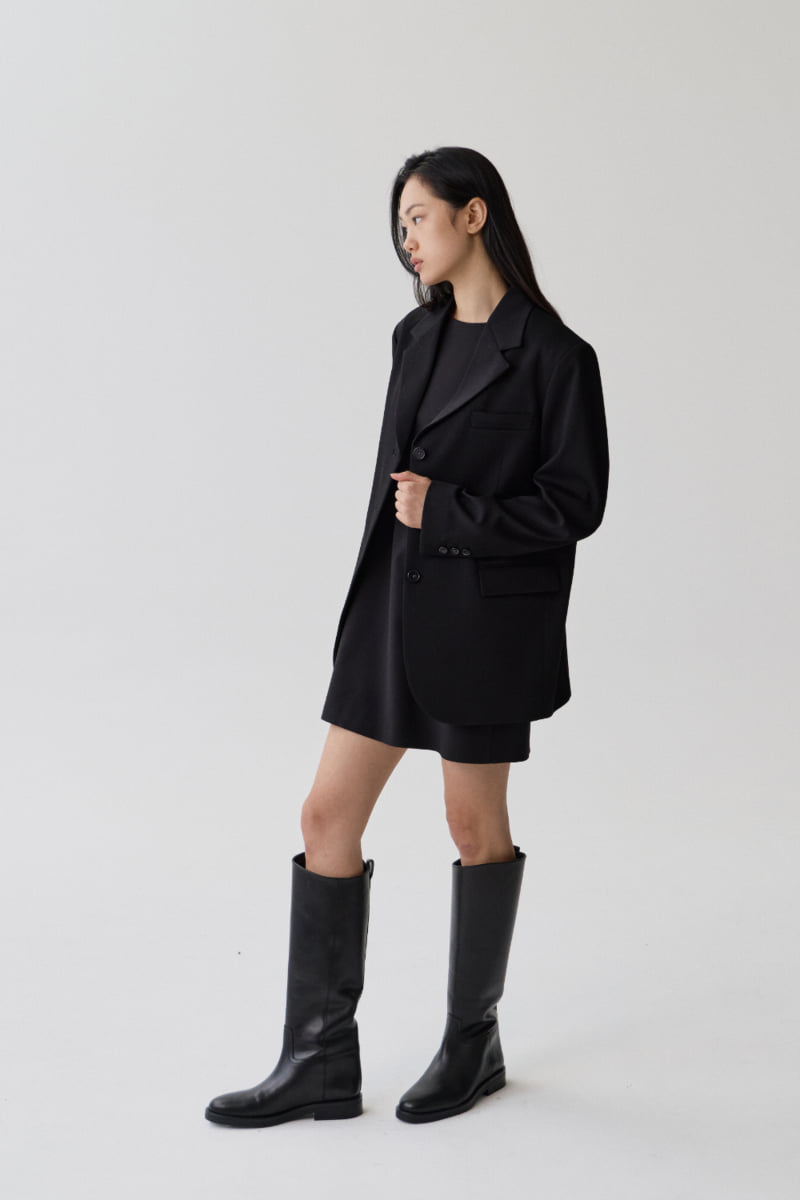 Understanding - Korean Women Fashion - #womensfashion - Slit Oversized Jacket - 8