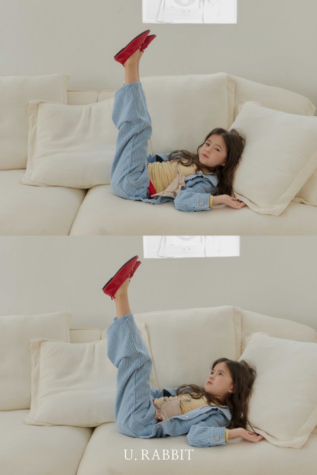 Urban Rabbit - Korean Children Fashion - #Kfashion4kids - Texture Denim Pants - 8