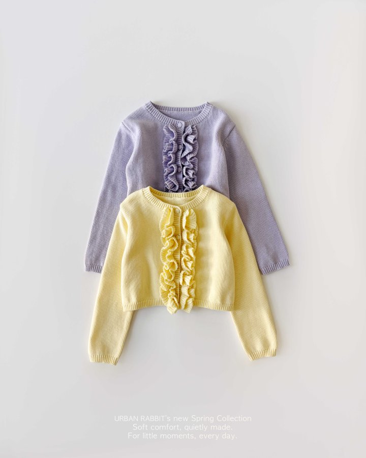 Urban Rabbit - Korean Children Fashion - #Kfashion4kids - Frill Layered Knit Set - 2