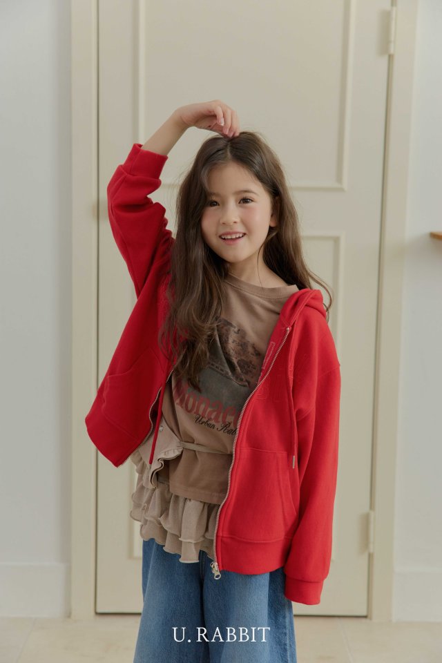 Urban Rabbit - Korean Children Fashion - #stylishchildhood - Original Hoodie Zip-up - 4