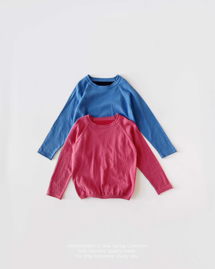 Urban Rabbit - Korean Children Fashion - #childofig - Elbow Point Knit Tee