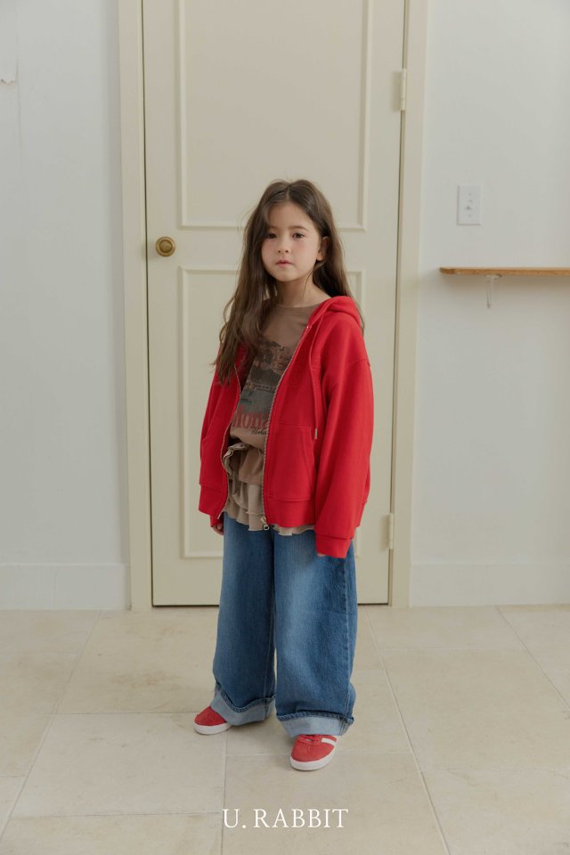 Urban Rabbit - Korean Children Fashion - #childrensboutique - Original Hoodie Zip-up - 5