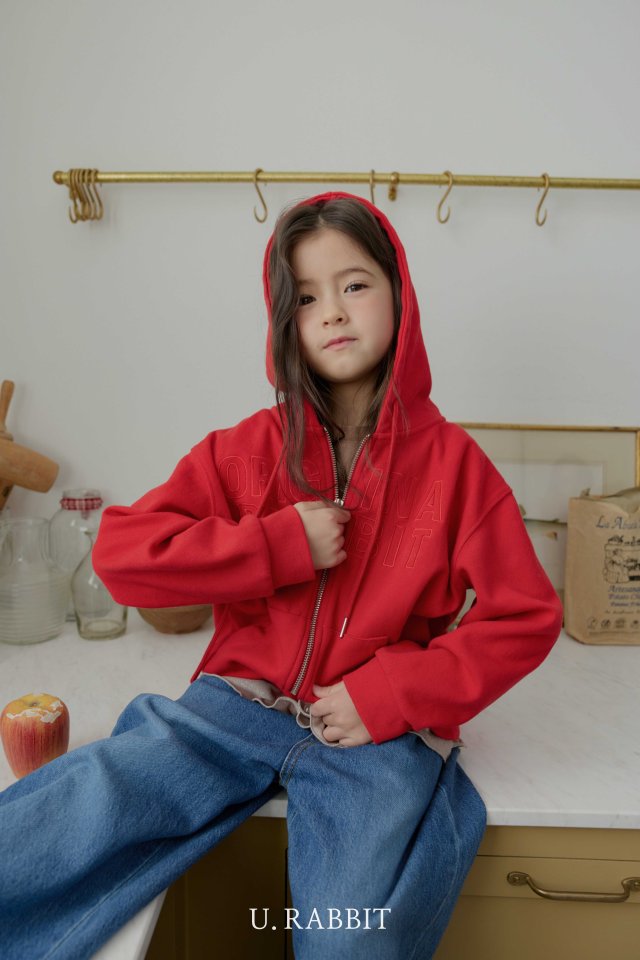 Urban Rabbit - Korean Children Fashion - #discoveringself - Original Hoodie Zip-up - 7