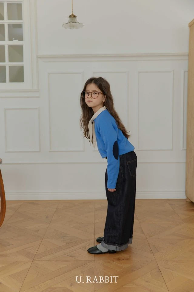Urban Rabbit - Korean Children Fashion - #discoveringself - Elbow Point Knit Tee - 5
