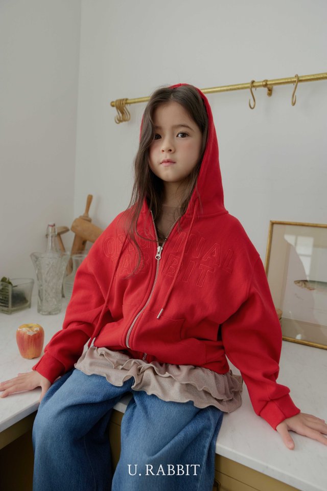 Urban Rabbit - Korean Children Fashion - #fashionkids - Original Hoodie Zip-up - 8